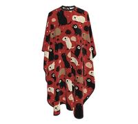 Animals Adorable Ferret Unisex Hair Cutting Apron Lightweight Hair Cutting Gown With Hook Closure Haircut Capes For Salon Accessories Cuts And Colours Barber Accessories 168X140Cm