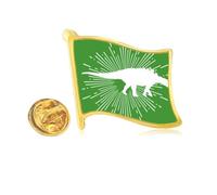 animals ancient times limbs s Golden Metal Flag Lapel Pin Badge