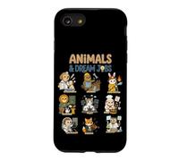 Animals and Dream Jobs Career Cute First Day of School Case for iPhone SE (2020) / 7/8