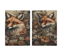 Animals And Flowers Passport Card Holder Travel Passport Covers Case Pu Passport Book Cover Passport Wallet Cover Case Passport Protective Cover Unisex Passport Protector, style, 20.3x13.8cm