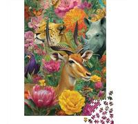 Animals Animal World Educational Puzzle Game for Adults Aged 12 And Above Suitable for Family Entertainment 300pcs (40x28cm)