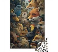 Animals Animal World Educational Puzzle Game Suitable for Home Decoration Relatively Difficult 1000pcs (75x50cm)