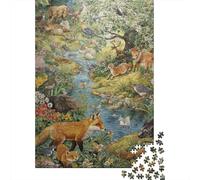 Animals Animal World Extremely Difficult And Fun Puzzle Game Designed for Adults Suitable As A Gift Suitable for Decoration 500pcs (52x38cm)