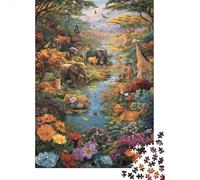 Animals Animal World Fun Educational Game Suitable for All The Family High Difficulty But Not Boring 300pcs (40x28cm)