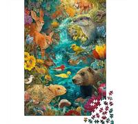 Animals Animal World Fun Educational Game Suitable for All The Family High Difficulty But Not Boring 500pcs (52x38cm)