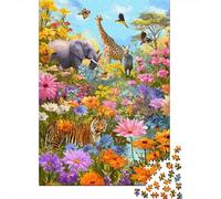 Animals Animal World Fun Educational Game Suitable for All The Family High Difficulty But Not Boring 500pcs (52x38cm)