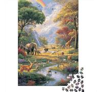 Animals Animal World Suitable for Adults And Children Creative Game Extremely Difficult Challenging to Complete 500pcs (52x38cm)
