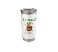 Animals are Better Than Rainbows St Patricks Day Stainless Steel Insulated Tumbler