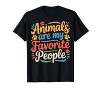 Animals are My Favorite People - Pet Lover T-Shirt