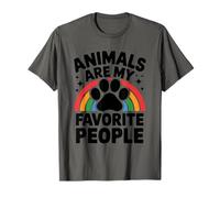 Animals are My Favorite People, Vet Tech and Veterinarian T-Shirt
