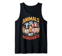 Animals are Not Ingredients Vegetables Vegetarian Vegan Tank Top