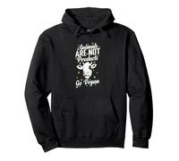 Animals are not Products Go Vegan Pullover Hoodie