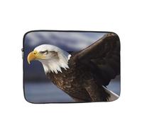 Animals Bald Eagle Laptop Bag 10 inch Business Briefcase Gifts for Men Women Water Resistant Laptop Sleeve Carry On Laptop Case Shockproof Protective Computer Bag Notebook Case