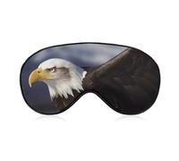 Animals Bald Eagle Sleep Mask Eye Masks for Sleep Sleeping Mask Sleep Masks for Women Men Sleep Mask Blackout Adjustable Sleep Mask Travel Eye Mask Side Sleeper Eye Mask