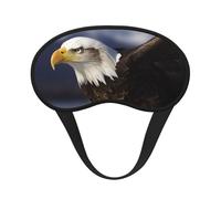 Animals Bald Eagle Sleep Mask for Women Girls Men Soft Comfortable Eye Mask with Adjustable Strap Blackout Eye Sleep Shade Cover for Travel Yoga Nap Shift Work