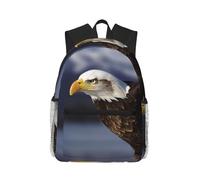 Animals Bald Eagle Travel Backpack for Women Men Waterproof Carry On Backpacks 15.6inch Laptop Backpack