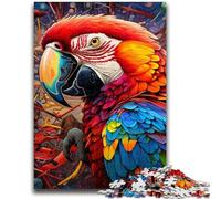Animals Birds Parrots 1000 Piece Jigsaw Puzzles for Adults Gifts,Family Game Stress Reliever Difficult Challenge Secret Santa Gifts (38x26cm)