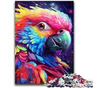 Animals Birds Parrots 1000 Piece Jigsaw Puzzles for Adults & Teens,Family Game Stress Reliever Difficult Challenge Secret Santa Gifts (38x26cm)