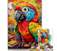 Animals Birds Parrots 1000 Piece Jigsaw Puzzles for Teenagers,Educational Games Home Decoration Suitable for Desktop Decoration 38x26cm