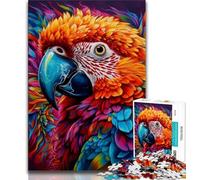 Animals Birds Parrots 1000 Piece Jigsaw Puzzles for Teenagers,Family Game Stress Reliever Difficult Challenge Secret Santa Gifts 50x75cm