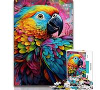 Animals Birds Parrots JigsawPuzzle 1000 Pieces for Adults,Challenging Game And Family Play for Is Ideal As A Gift for The Whole Family 38x26cm