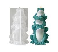 Animals Candle Molds | 3D Frog Shape for Candle Making | Clay and Craft Mould | For Cement Soap Plaster Resin Decoration Home Project DIY Beginners Family Friends