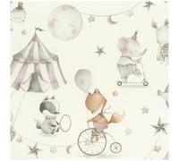 Circus Kids World In Pink Non-Woven Wallpaper Rasch 301922