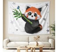 Animals Cartoon Wall Hanging Tapestry Botanicals Wall Art Large Mural Decor Backdrop Blanket for Bedroom Living Room Decoration 150 x 200 cm