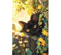 Animals Cats Plants 1500 Piece Jigsaw Puzzle for Adults, Creativity, Challenging and Difficult Puzzle, Brain Teaser Puzzles for Adults 1500 Pieces for The Whole for Women, Men