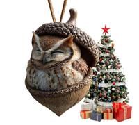 Animals Christmas Ornaments | 2D Acrylic Party Decorations, Festive Ornaments for Home Decor | for Living Room Bedroom Wall Coat Windowsill Garden Front Door and Decorators