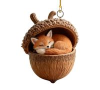 Animals Christmas Tree Acrylic Pendant,Acrylic 2D Acorn Cute Pendants,Christmas Tree Decorations | for Indoor Home Room Dormitory Apartment Office Winter Holiday Birthday Party