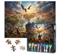 Animals Collage Games -1000 Piece Jigsaw Puzzle for Adults - Animal Paradise-Challenging Yet Relaxing Activity for Game Nights - Finished Size is: 27.5" x 19.6"/70 * 50cm