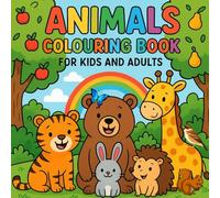 Animals Coloring Book: 35 bold and stylish pictures for kids and adults especially for fun and stress releif purpose