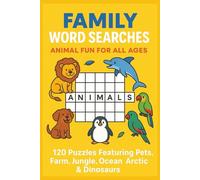 Animals Crossword Puzzle Book for Kids & Families: 60 Fun Animal Crossword Puzzles with Descriptive Clues for Kids, Teens & Adults