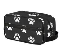 Animals Cute Dog Paw Color Print Travel Toiletry Bag for Men ,Animal Dog Hanging Dopp Kit - Waterproof Shaving Bag Bathroom Bags Wash Bag for Toiletries Accessories, Color3, 10.5"L x 4.4"W x 5.3"H