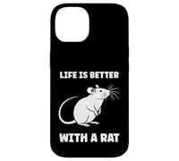 Animals Cute Mouse rodent Rat life is better with a Rat Case for iPhone 14