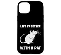Animals Cute Mouse rodent Rat life is better with a Rat Case for iPhone 15 Plus