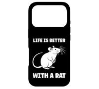Animals Cute Mouse rodent Rat life is better with a Rat Case for iPhone 17 Pro