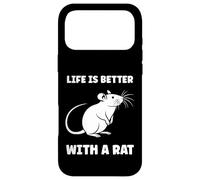 Animals Cute Mouse rodent Rat life is better with a Rat Case for iPhone 17 Pro Max