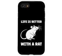 Animals Cute Mouse rodent Rat life is better with a Rat Case for iPhone SE (2020) / 7/8