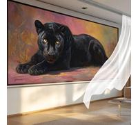 Animals Diamond Art kits Adults, Small Diamond Painting Adults Leopard DIY Crystal Art Accessories Crafts Kits, Gem Embroidery Canvas Pictures for Home Wall Room Decor, Gifts for Women, 16x8Inch qL101