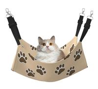 Animals Dog Cat Footprints Paw Prints,Cat Hanging Hammock Soft Double Sided Hanging Bed for Small Dogs Pet,L