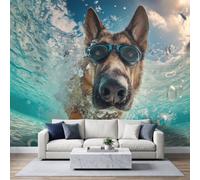 Animals Dogs Sheepdogs Wall Mural Photo Wallpaper 200 x 140 cm | 3D Effect Ocean Non-Woven Premium Print Wall Mural Decoration Poster