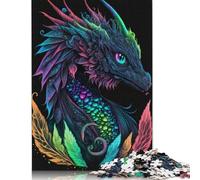 Animals Dragons 500 Piece Jigsaw Puzzle for Adults | Wooden Puzzle for | Great Gift Jigsaw Puzzles for Adults | Family Game 500pcs (52x38cm)