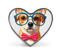 Animals Fashion Heart Brooch Pins Lightweight Enamel Lapel Pin for Women Men, Hat Bag Jacket Clothing Accessory Jewelry Gift, Love form, Aluminum, no gemstone