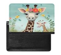 Animals Flower Passport Cover Protector Rfid Blocking Passport Holder Id Card Holder Secure Travel Wallet Organizer for Passport Tickets Credit Cards, style, One Size