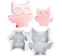 Animals for Resin | 3D Handmade Owl Mould for Epoxy Resin | Multipurpose Accessory for Making Chocolate Soap Cement - for Cake Clay, Soap Plaster Cement