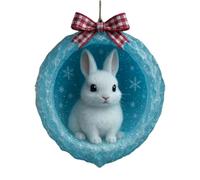 Animals for Tree | 2D Acrylic Hanging Crafts, Ice Cave for Christmas Tree - for Home Party Farmhouse Bedroom Outdoor Indoor Wall