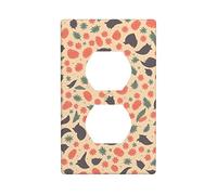 Animals Form Printed Patterns Print Power Outlet Cover Interesting Wall Panel Light Switch Cover Bedroom Kitchen Living Room Decorative Dual Power Outlet Wall Panel Light Switch 4.50 "X 2.76"