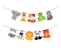 Animals Garland, Printable Animal Garland, Animals Banner, Animal Party Decorations, Dinosaurs Party Garland, Party Printables. It's a Digital File. Not a Physical